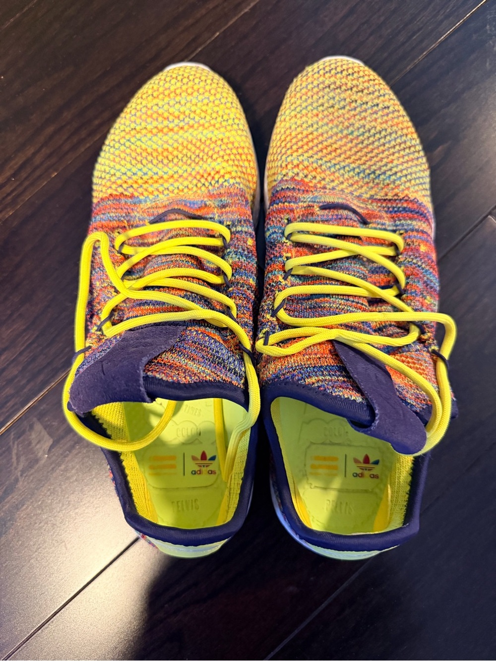 Adidas x Pharrell Williams Tennis Hus Size 10.5 Men’s multicolored